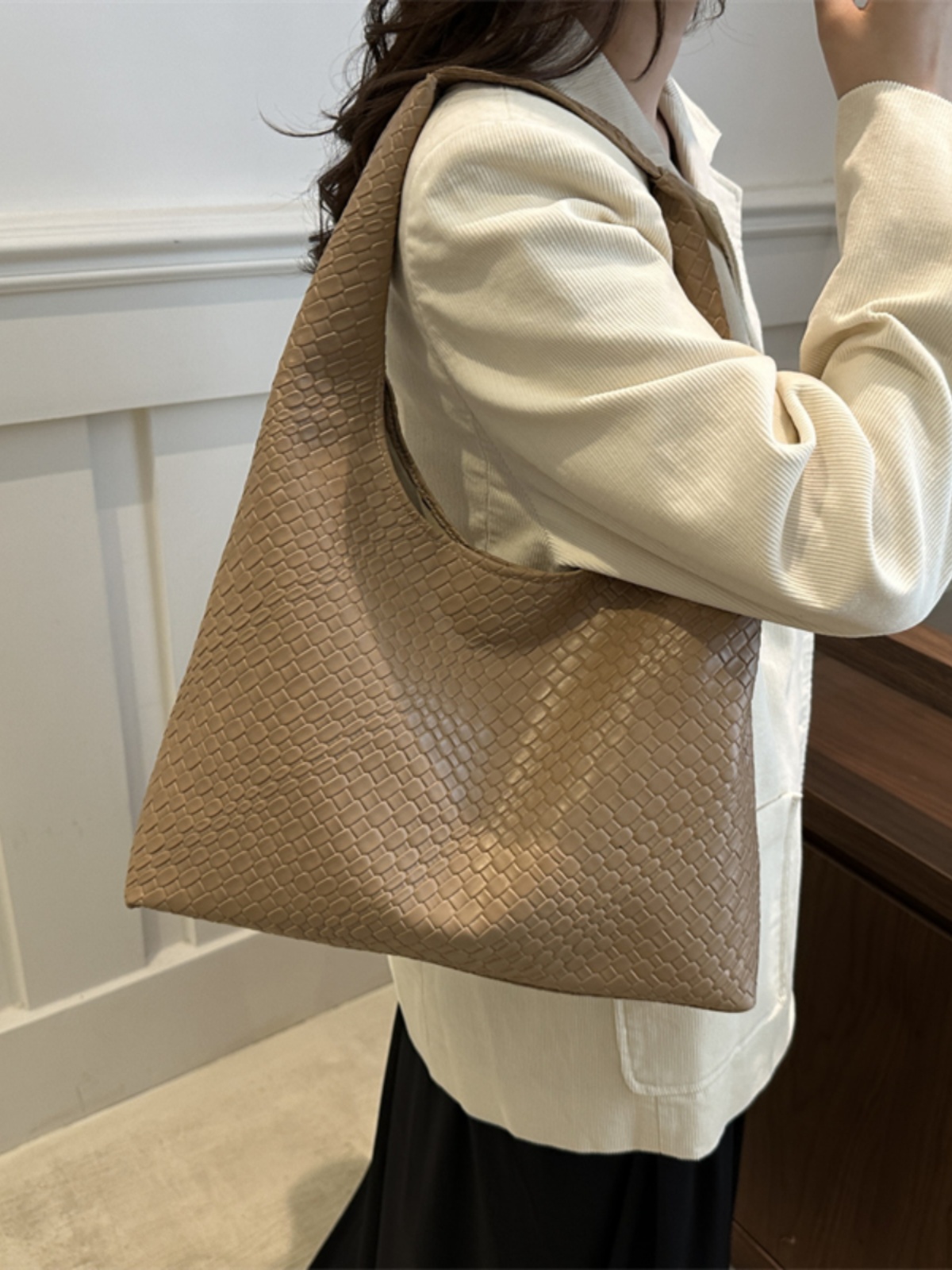 Bolso Tote Tejido Moderno para - Women'S Young Bags reseña y precio
